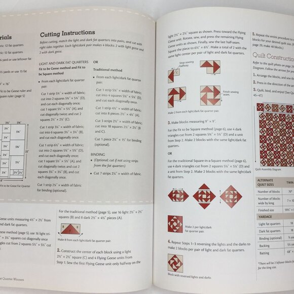 The Quiltmaker's Club Fat Quarter Winners Quilt Book Monique Dillard 11 Patterns - Picture 8 of 11